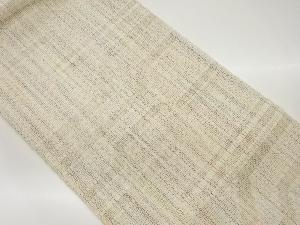 変わり織横段模様織出し夏用名古屋帯